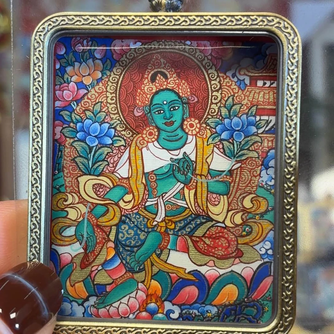 吊坠绿度母才让多杰老师
