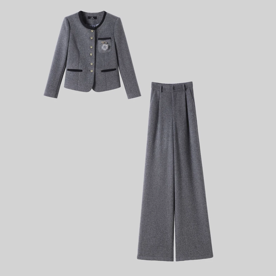 〈纪朵研〉1745春秋时尚套装休闲风时尚休闲秋季轻奢女装套装