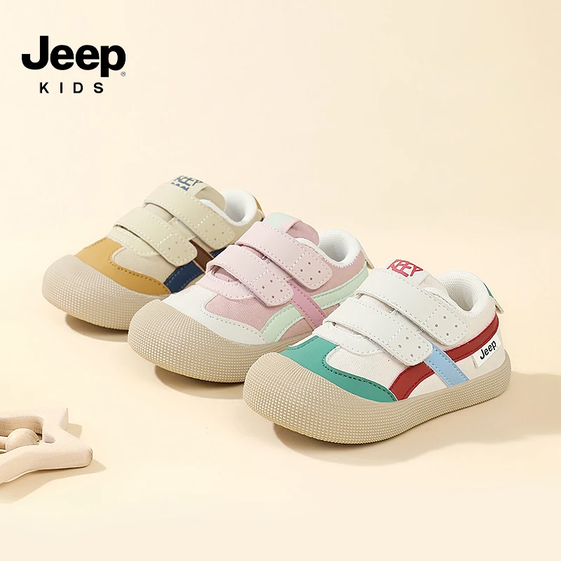 Jeep童鞋2025春季宝宝鞋防滑轻便学步鞋男女宝宝休闲鞋 JLE0086