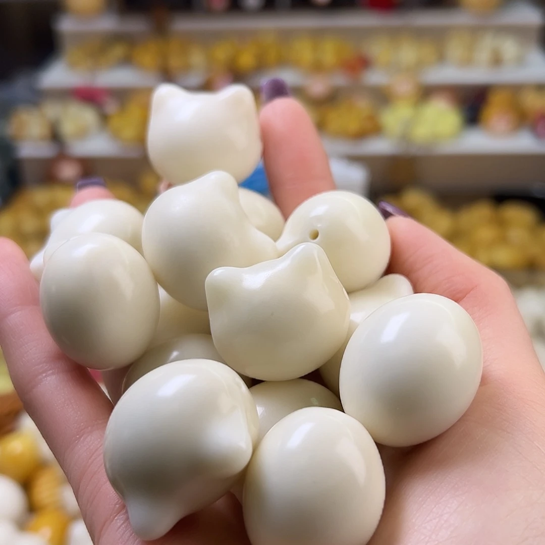 菩提根/象牙果吊坠全品白猫头3颗