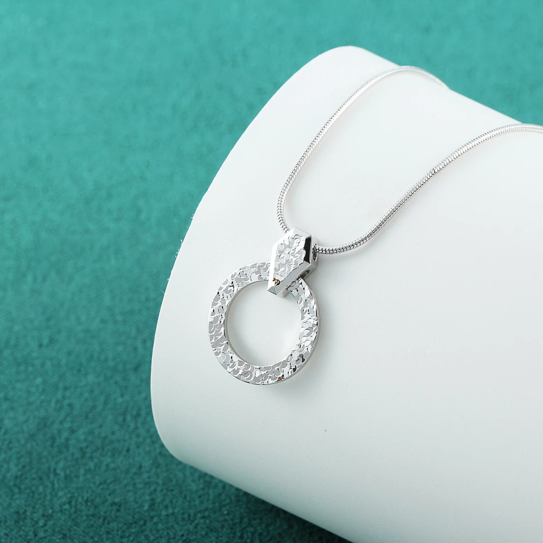 PT990铂金灵蛇套链圆环项链蛇骨链气质轻奢时尚百搭设计师 CX1278