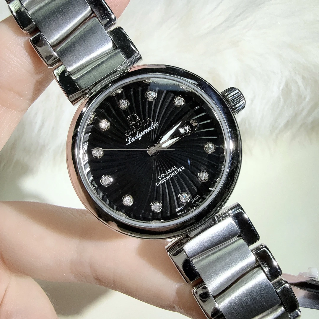 99新 Omega/欧米茄 碟飞系列 表径34mm 自动机械腕表 原钻 全原装
