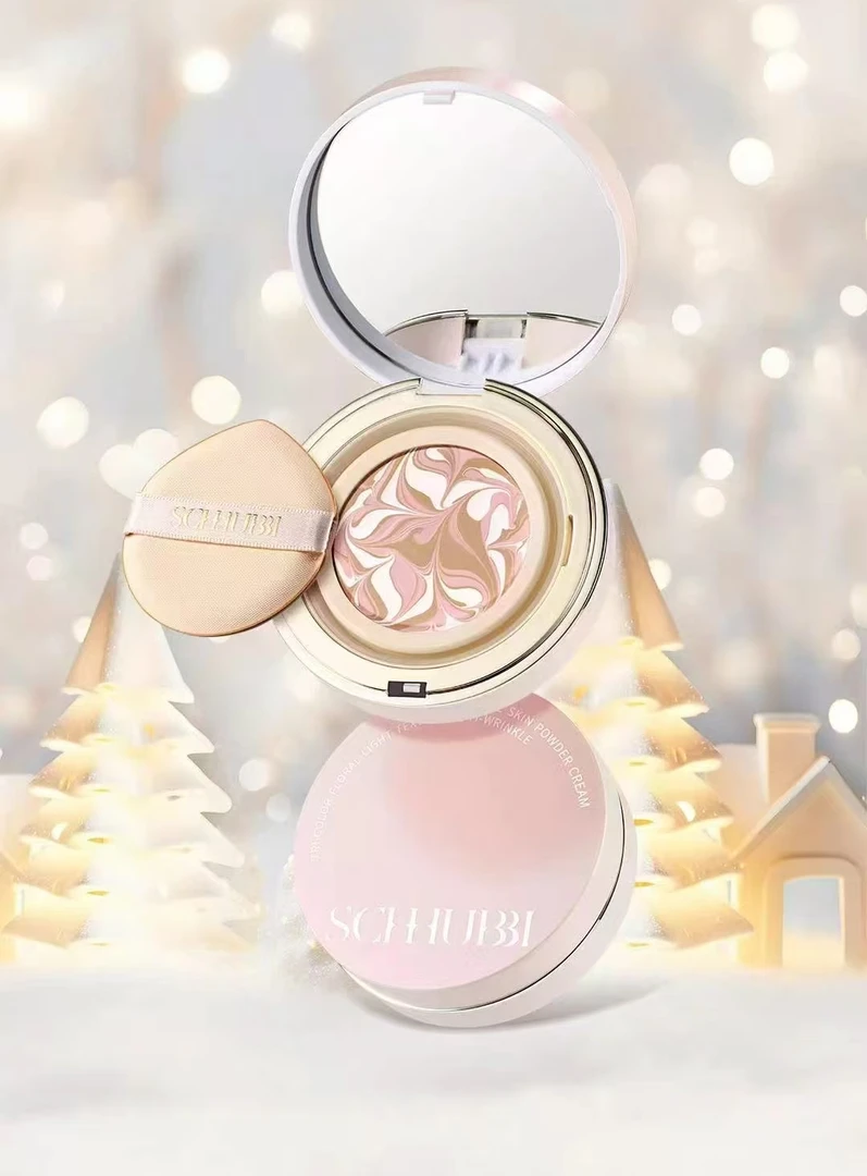 施华碧三色拉花光感玉肌粉霜