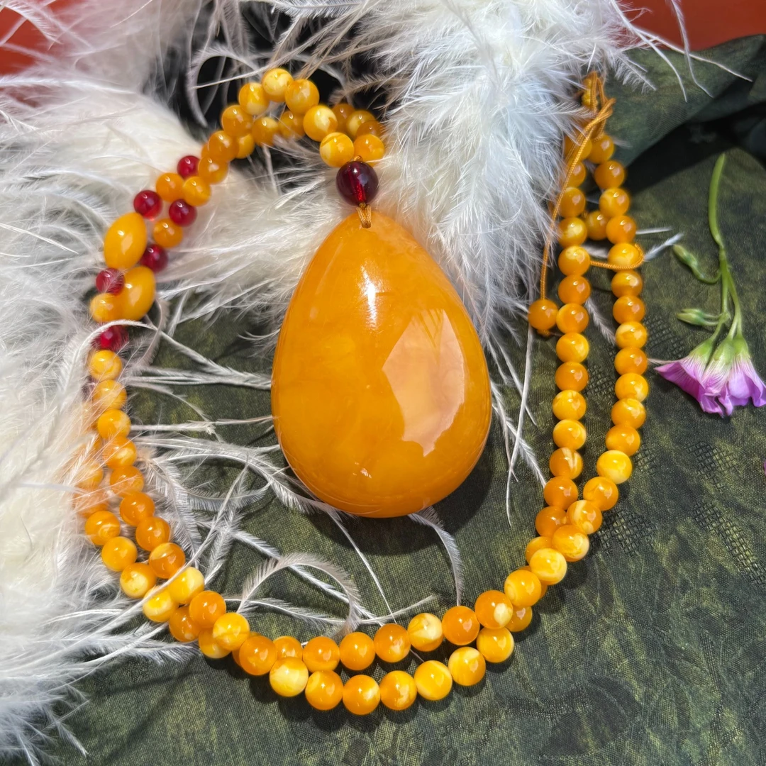 DXS9702波斯新蜜  珠链款水滴吊坠项链