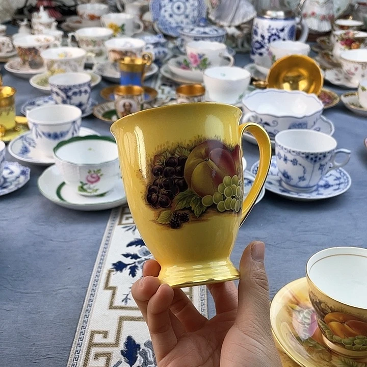 中古欧瓷瓷器小房子