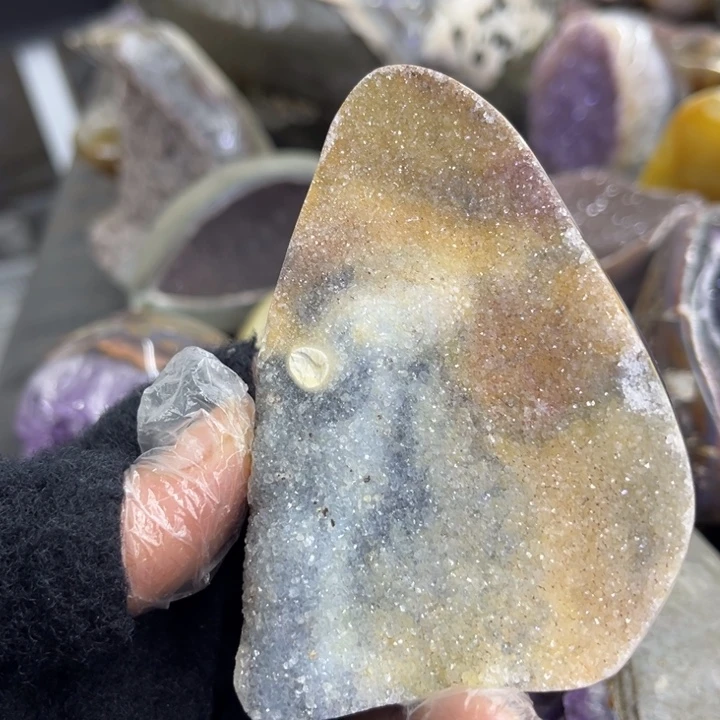 水晶未镶嵌珠宝半成品