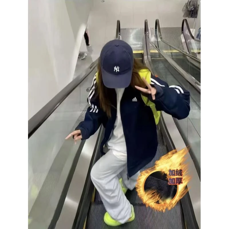 【冲刺双十一】QQ糖同款秋冬季立领直下摆情侣外套休闲韩版ins宽松