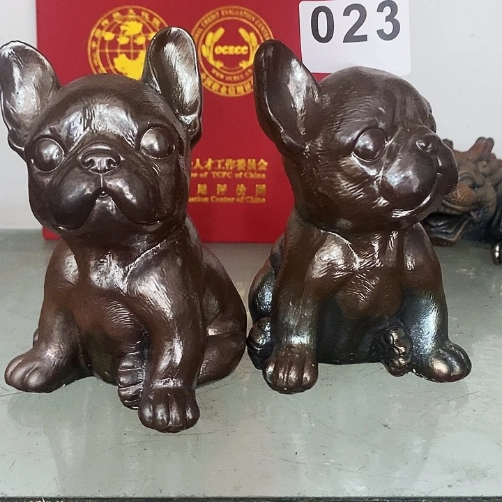 紫砂茶杯沉*柴烧小奶狗023
