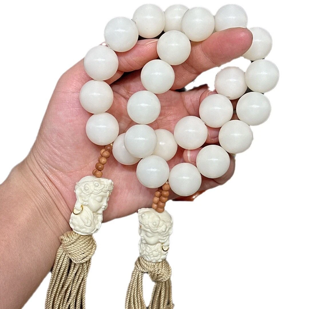 非金属木质手链 圆珠根绕指柔天然精品籽单圈文玩男女款