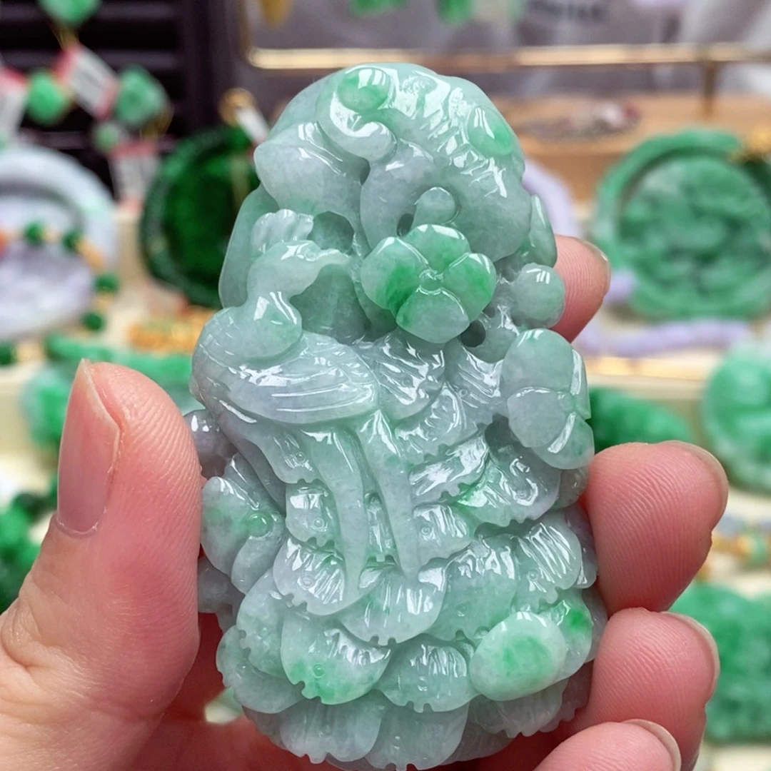 颈饰未镶嵌翡翠翡翠吊坠