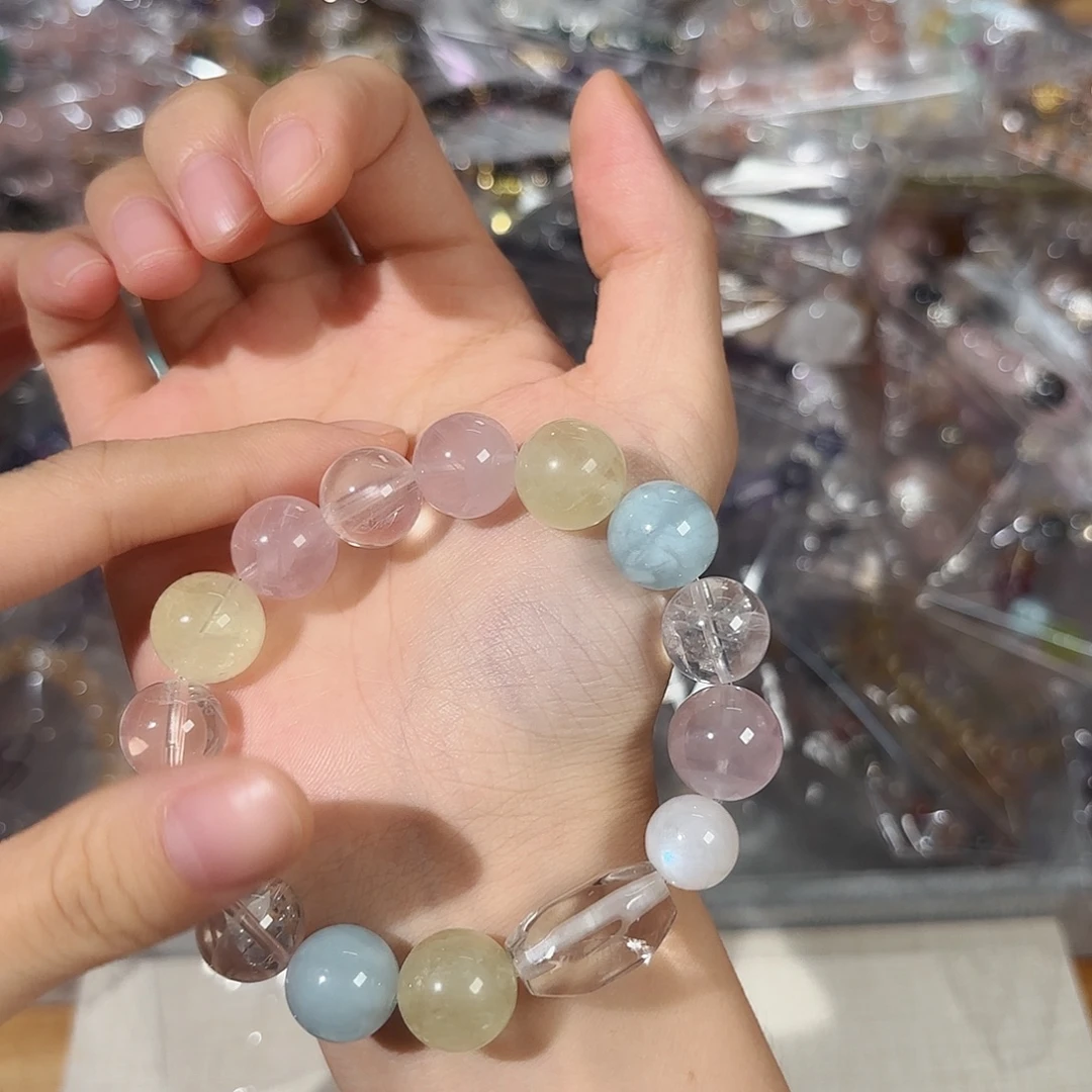 水晶未镶嵌手链手链