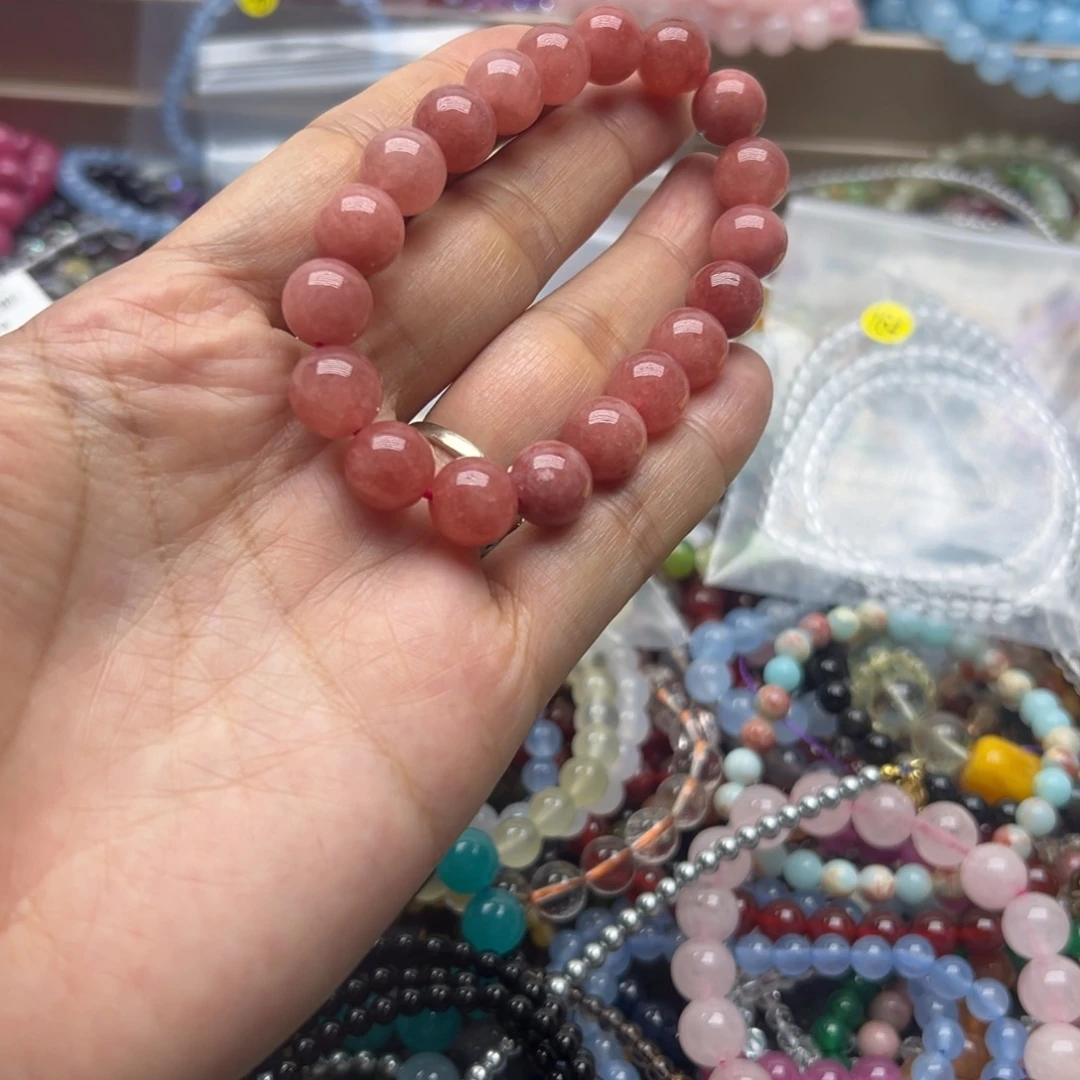 手链烟晶未镶嵌红纹10