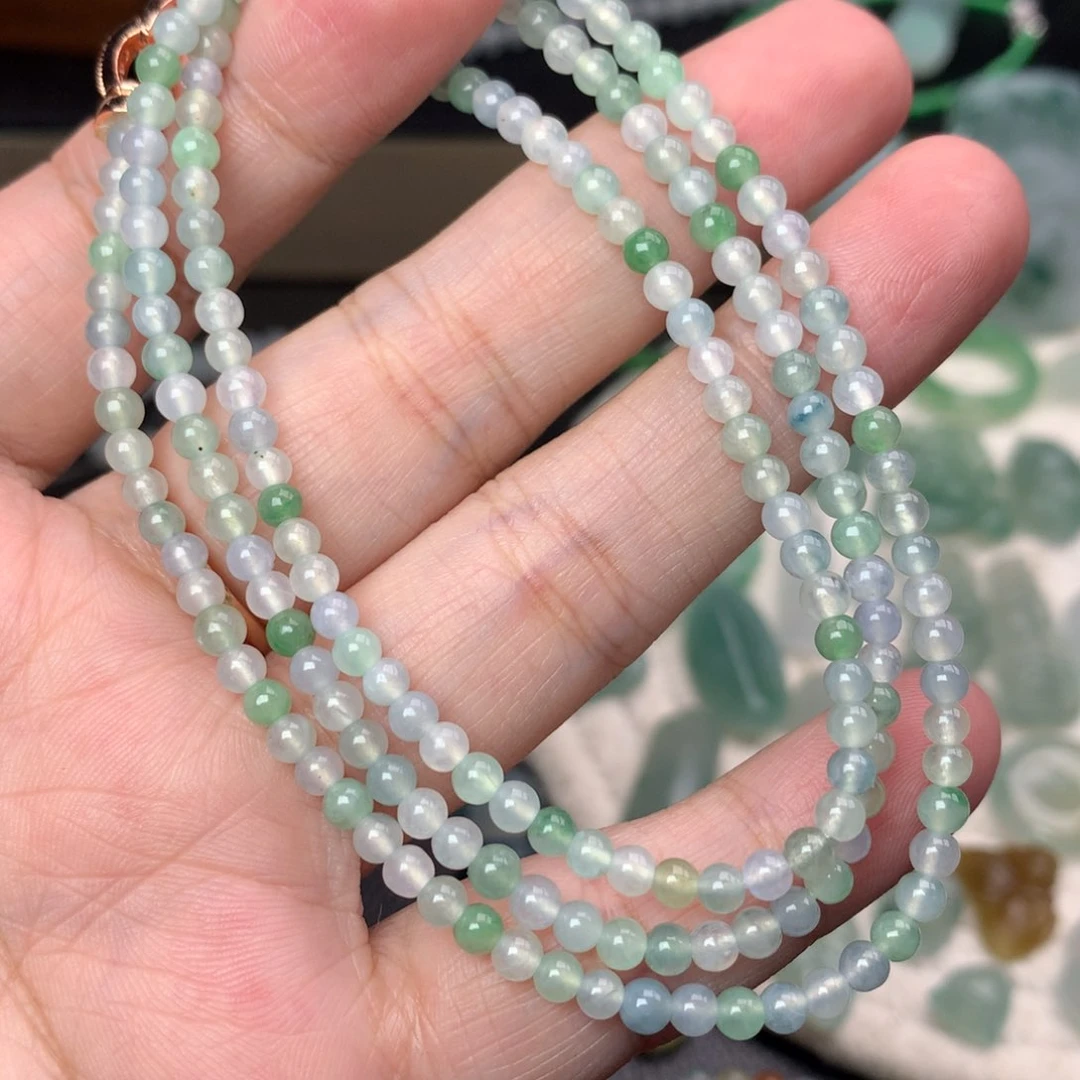 未镶嵌定制翡翠小米珠