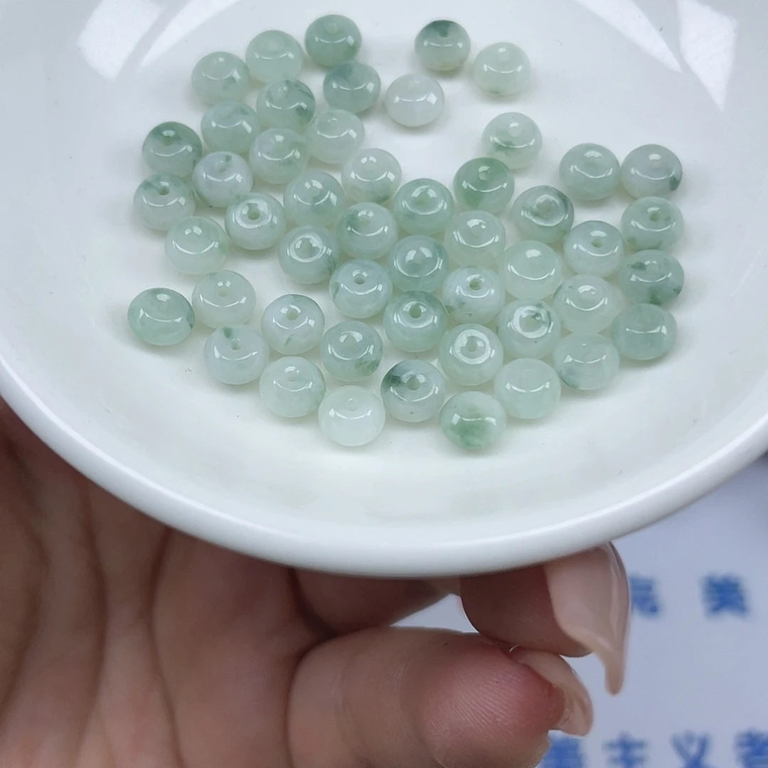 翡翠散珠卡6*3.7,50颗