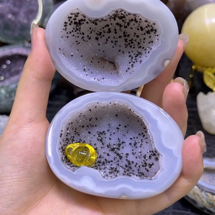 未镶嵌发饰水晶紫软啵啵