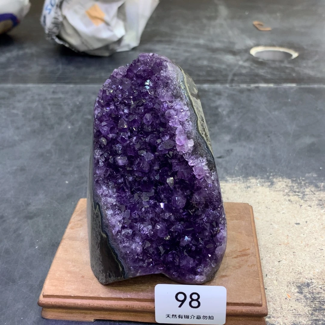 水晶摆件未镶嵌紫晶98