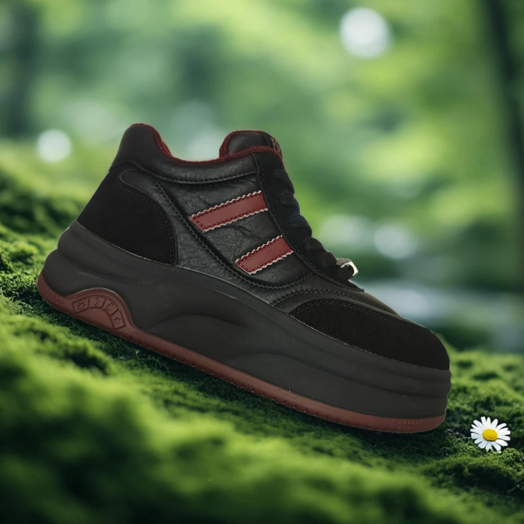 BLS0010女士真皮加绒休闲鞋，款式百搭好看