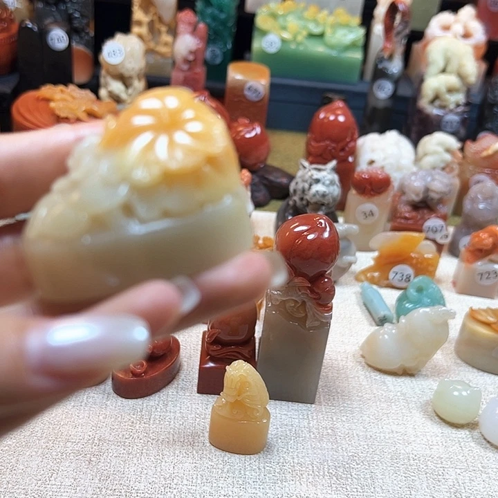 喵***喵印石昌化石寿山石雕刻