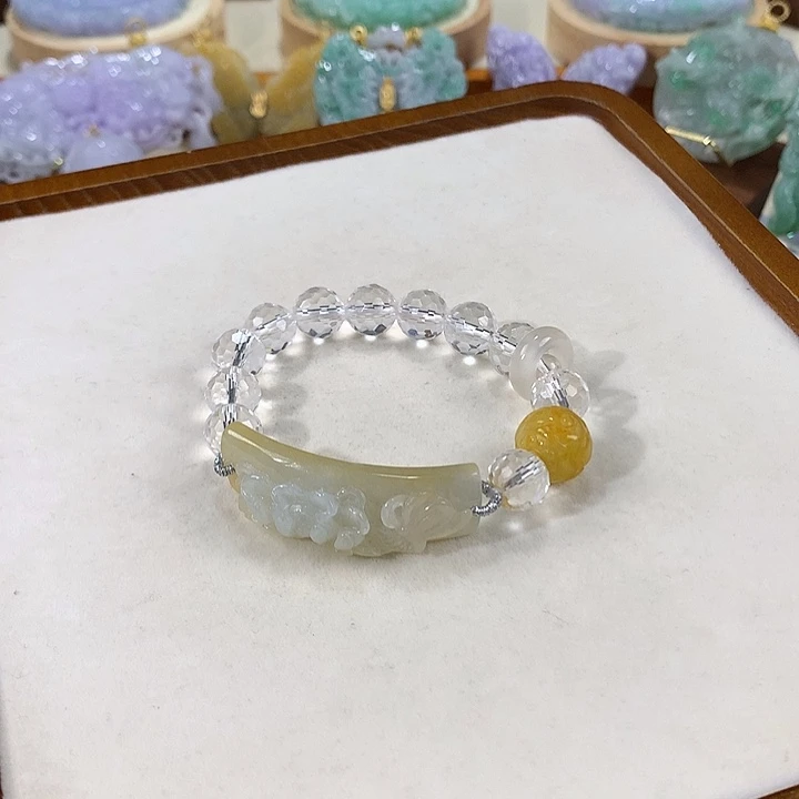 未镶嵌手串翡翠翡翠手牌
