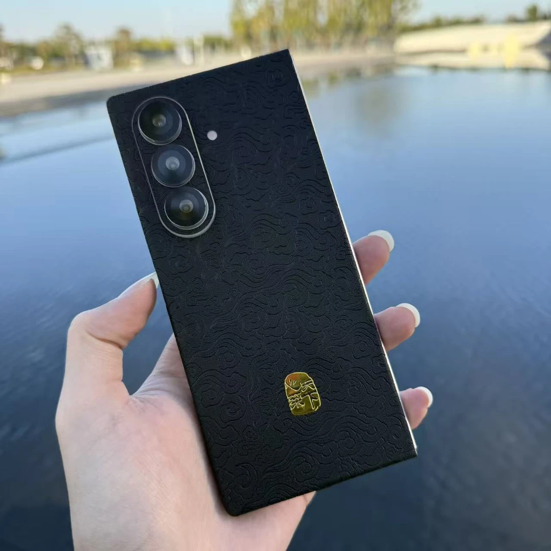 适用三星W26折叠屏手机全包膜小羊皮纹新款男女超薄轻奢保护