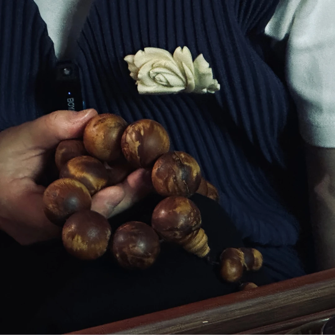 非金属树脂手链 义合公手工大珠子8手串