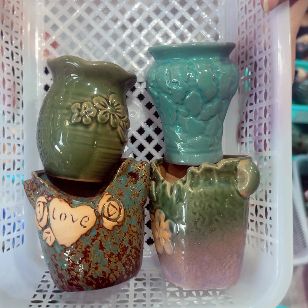 紫砂花盆粗陶盆醋