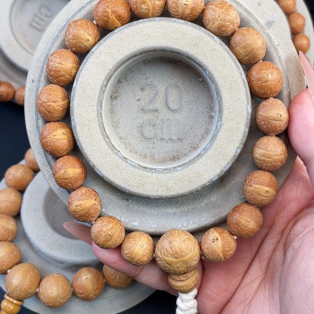 手串凤眼菩提L249-K10凤眼菩提小12+同树黄皮入门款