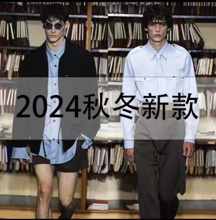W-鹏-24611-冬季爆款新款刺绣标商务外套