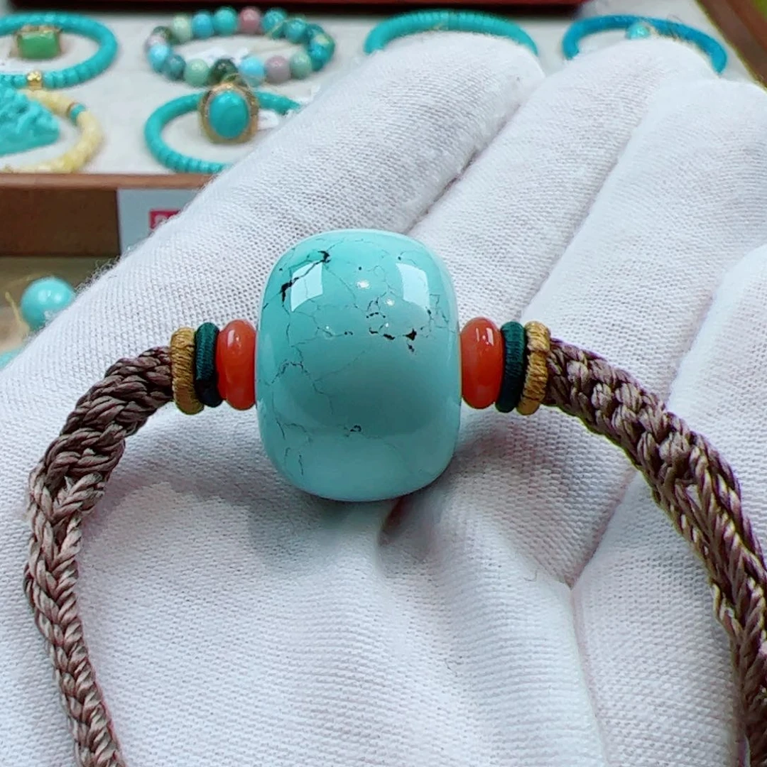 绿松石挂件未镶嵌悠***山1个