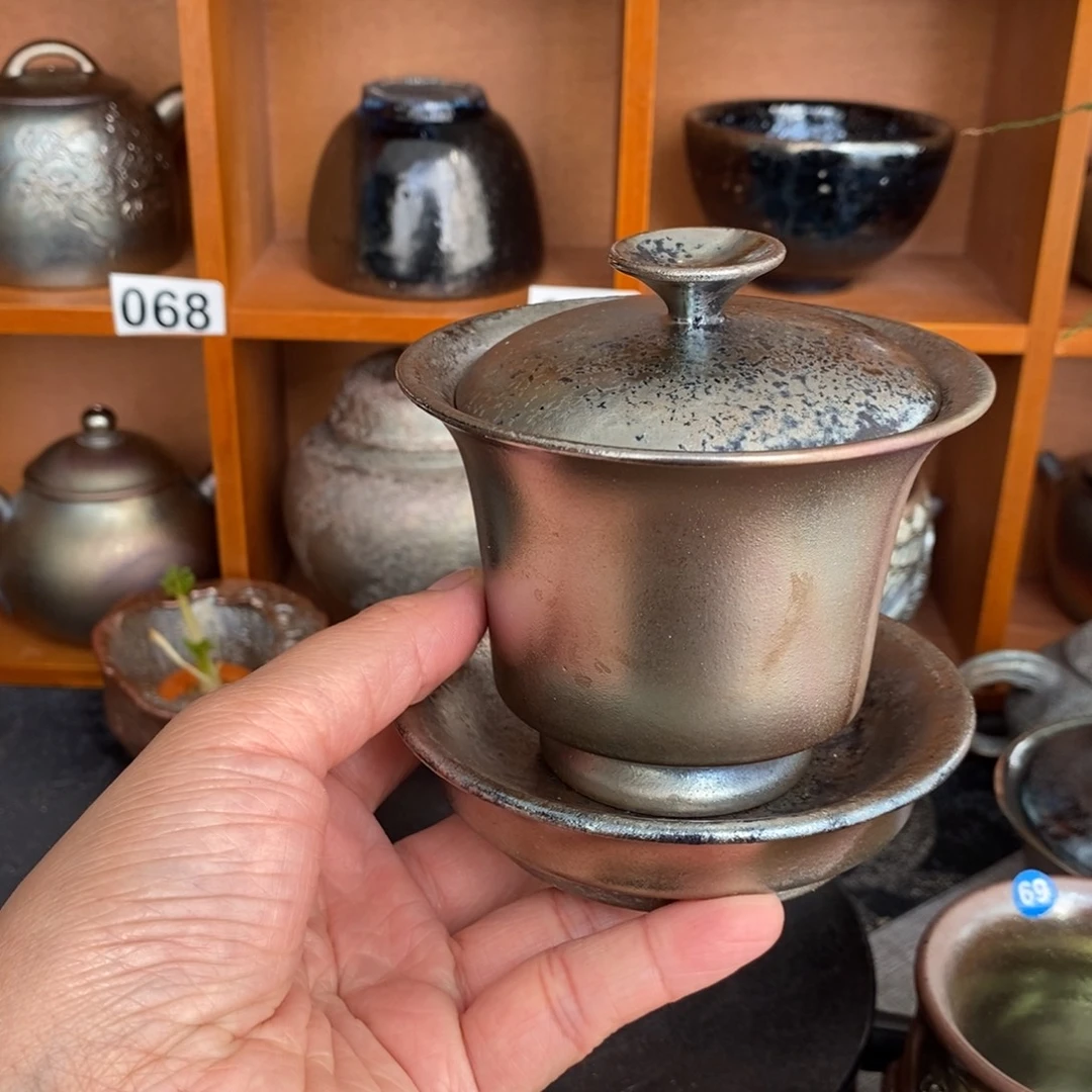 建水紫陶柴烧茶器
