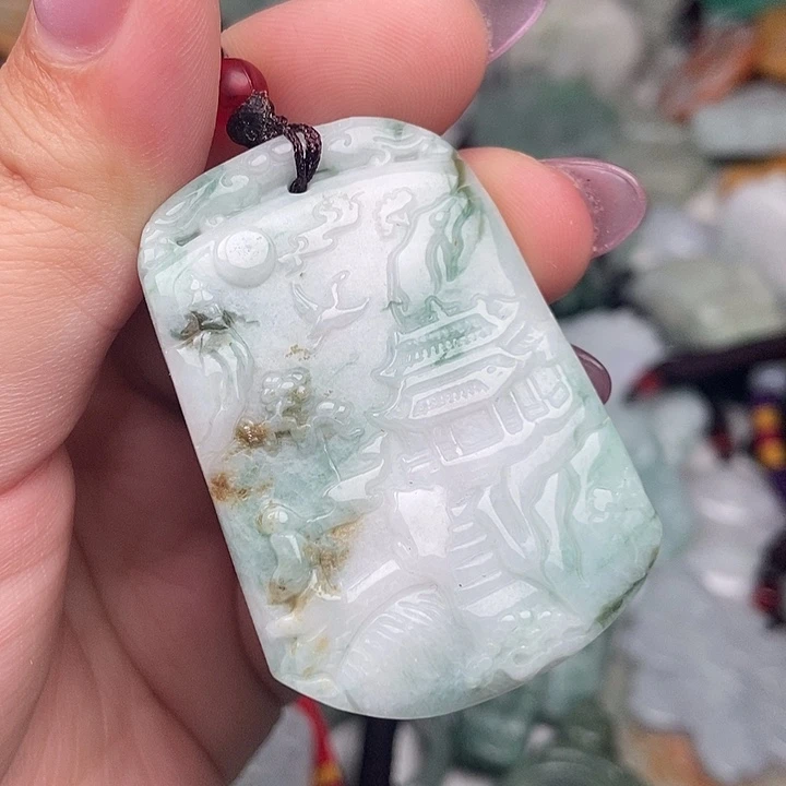 翡翠未镶嵌颈饰翡翠