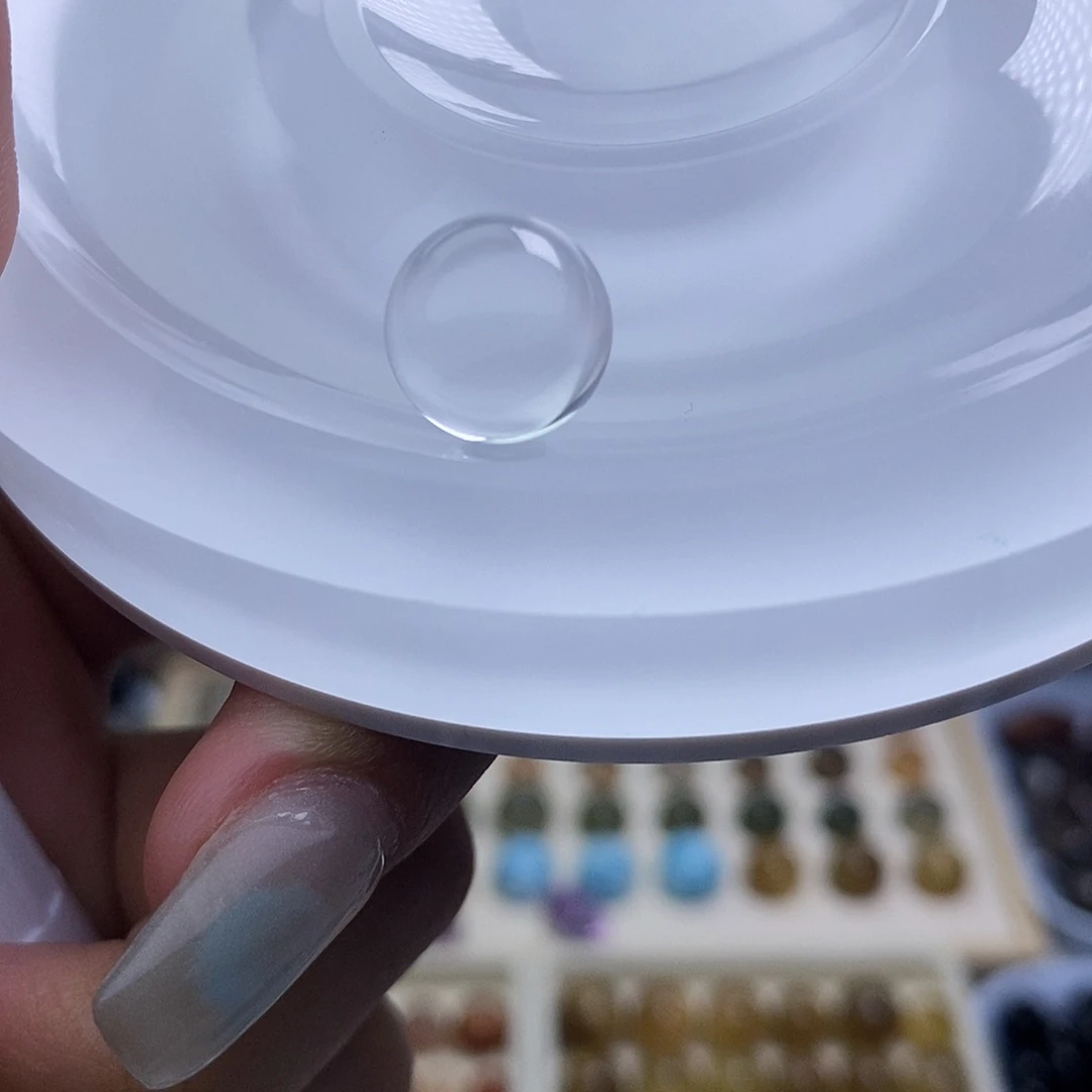 天然水晶定制打孔不退换未镶嵌水晶取****@