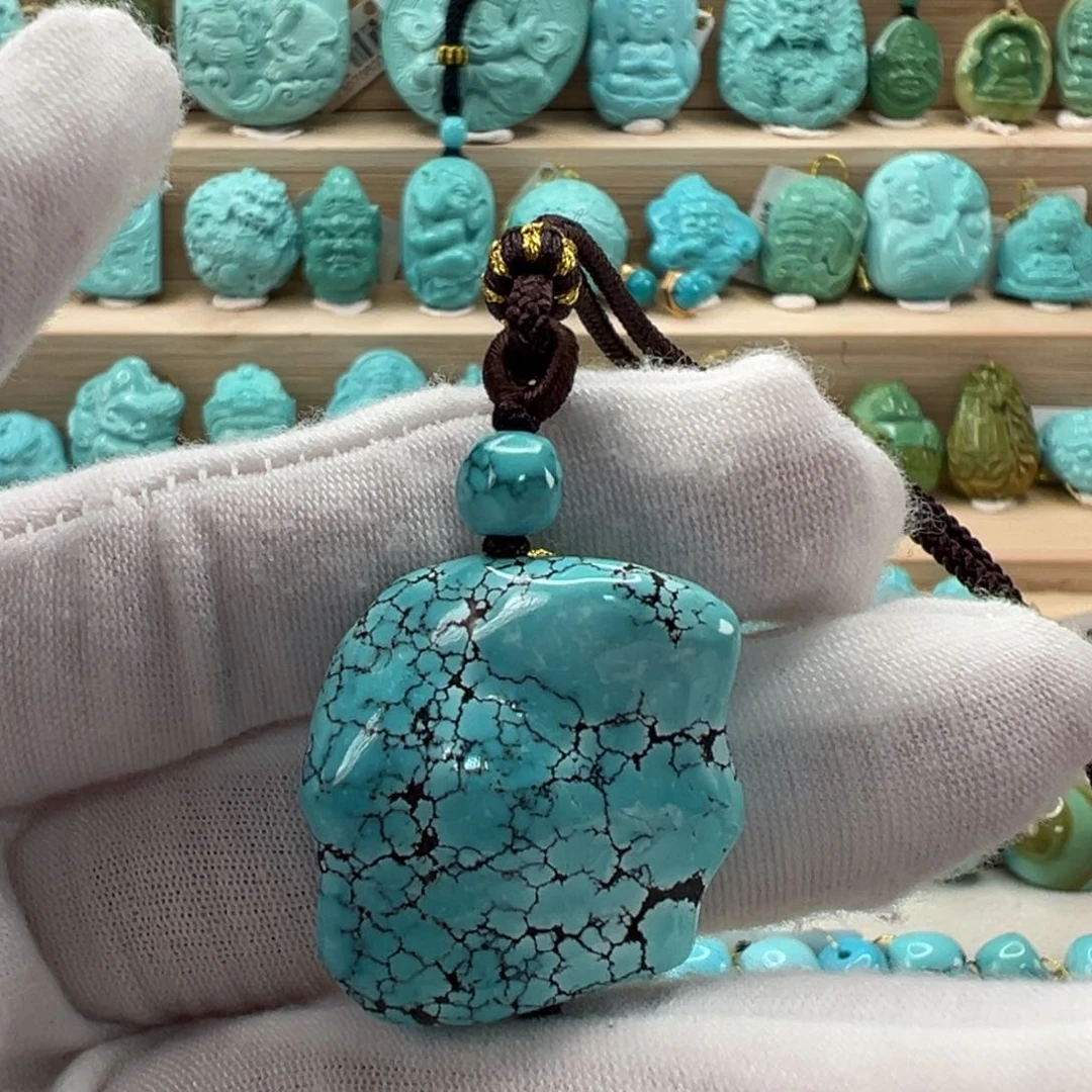 未镶嵌绿松石随形25.2mm