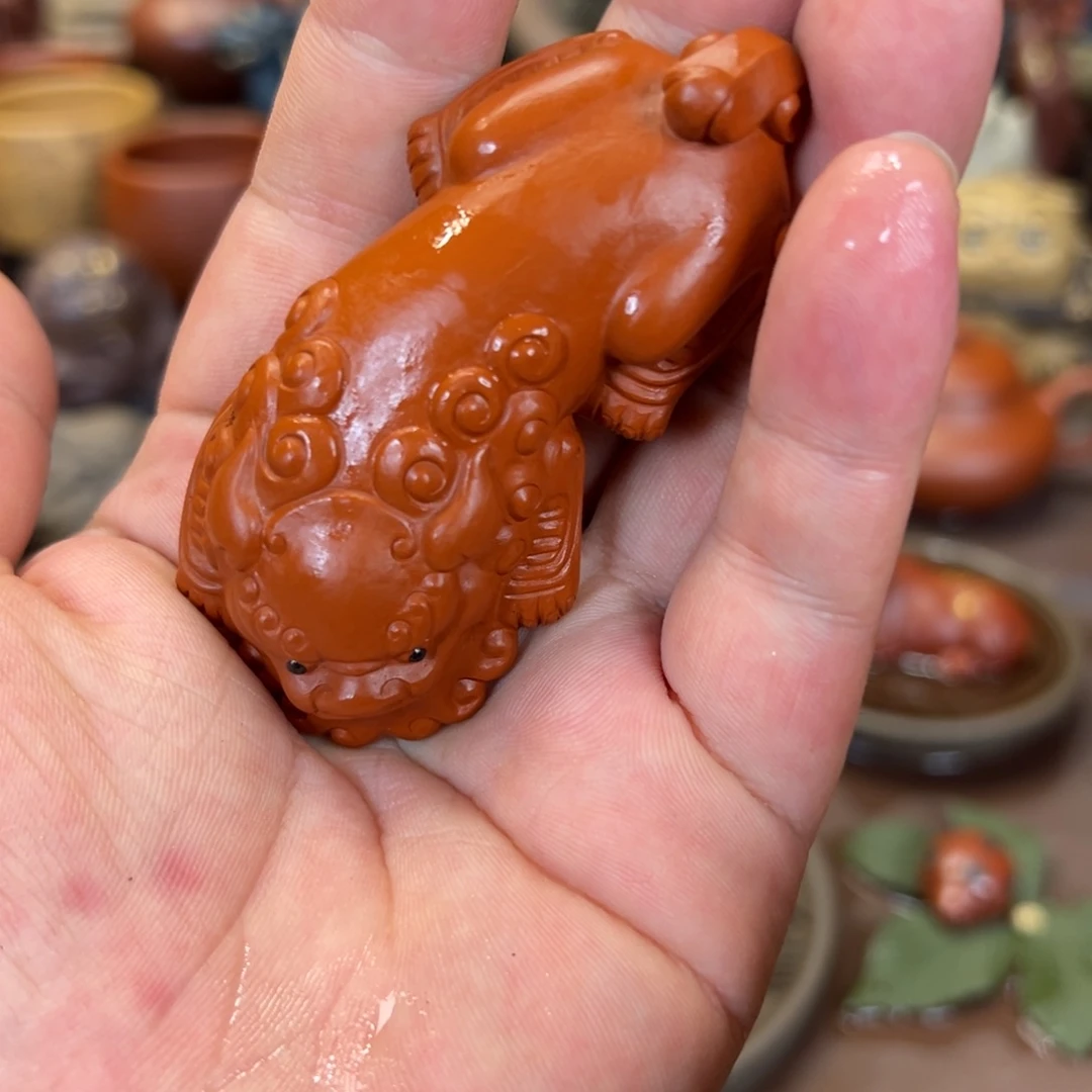 紫砂茶宠紫砂貔貅 微瑕