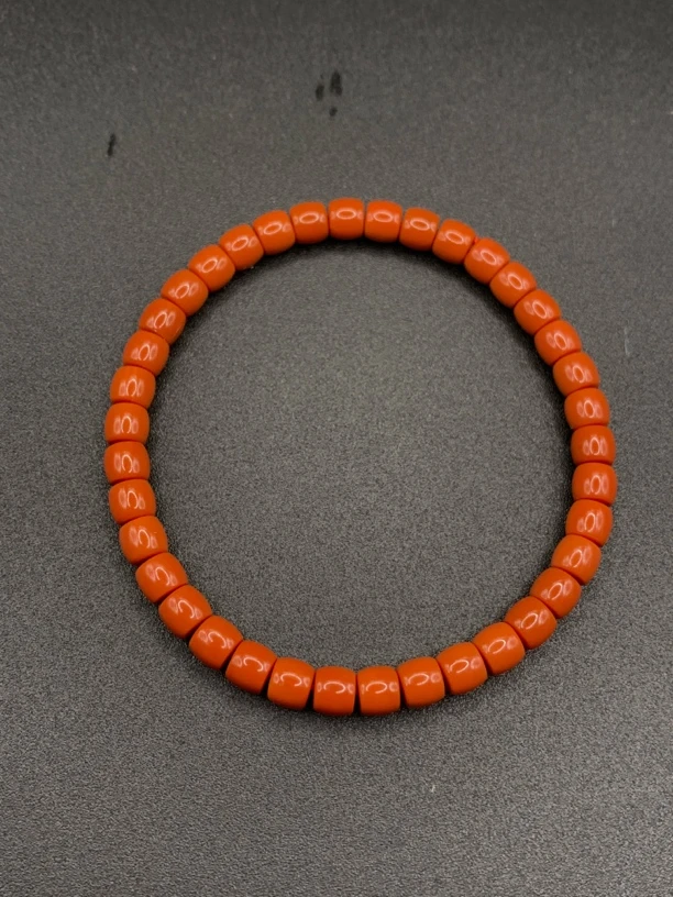 川料瓦西南红玛瑙精工直切手串5mm+