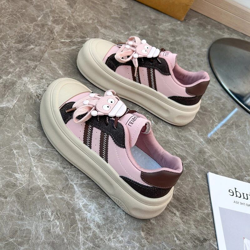 丑萌厚底鞋女鞋德训鞋单鞋女