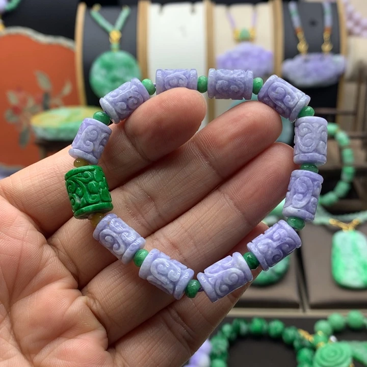 翡翠未镶嵌手链翡翠手链