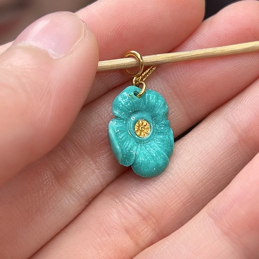 绿松石珠宝奇石未镶嵌