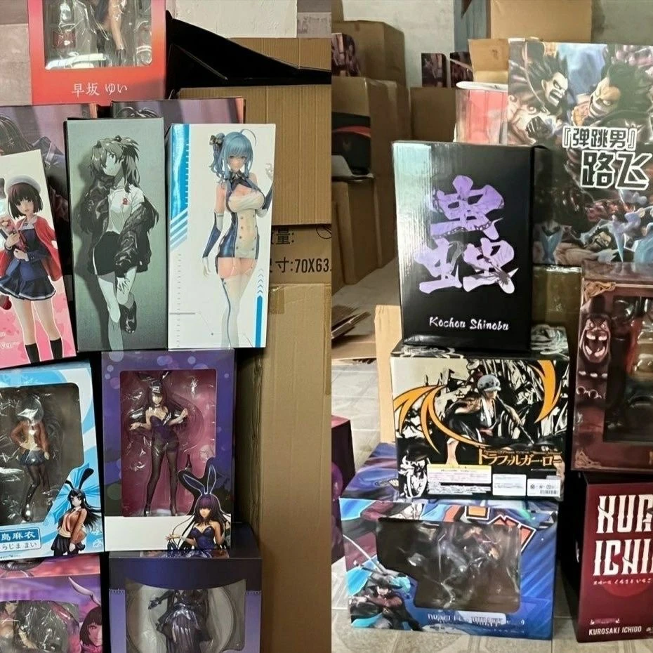 全新未拆封手办大清仓海贼火影七龙珠妹子无瑕