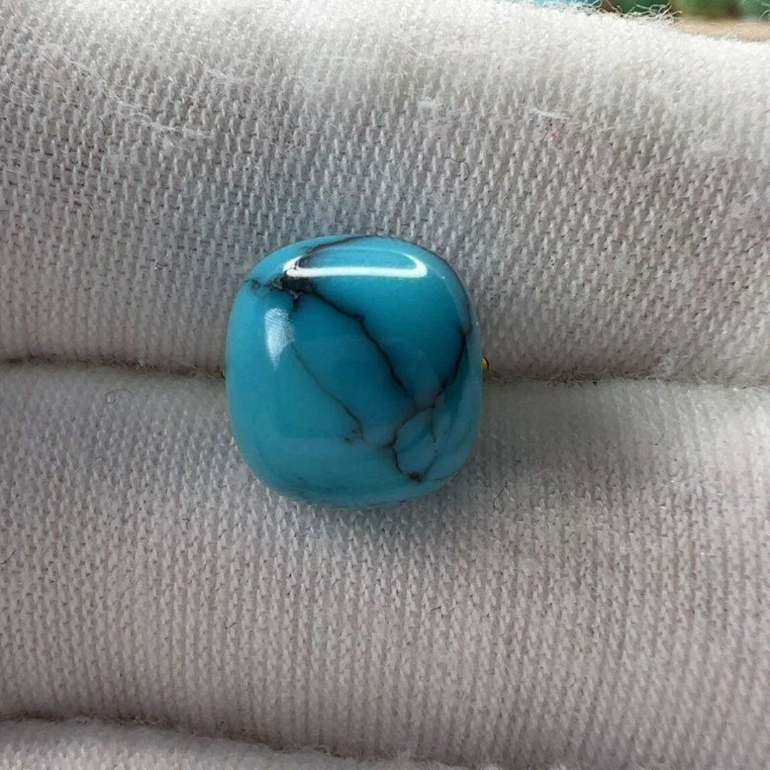 未镶嵌绿松石老型珠 9.7x8.9mm