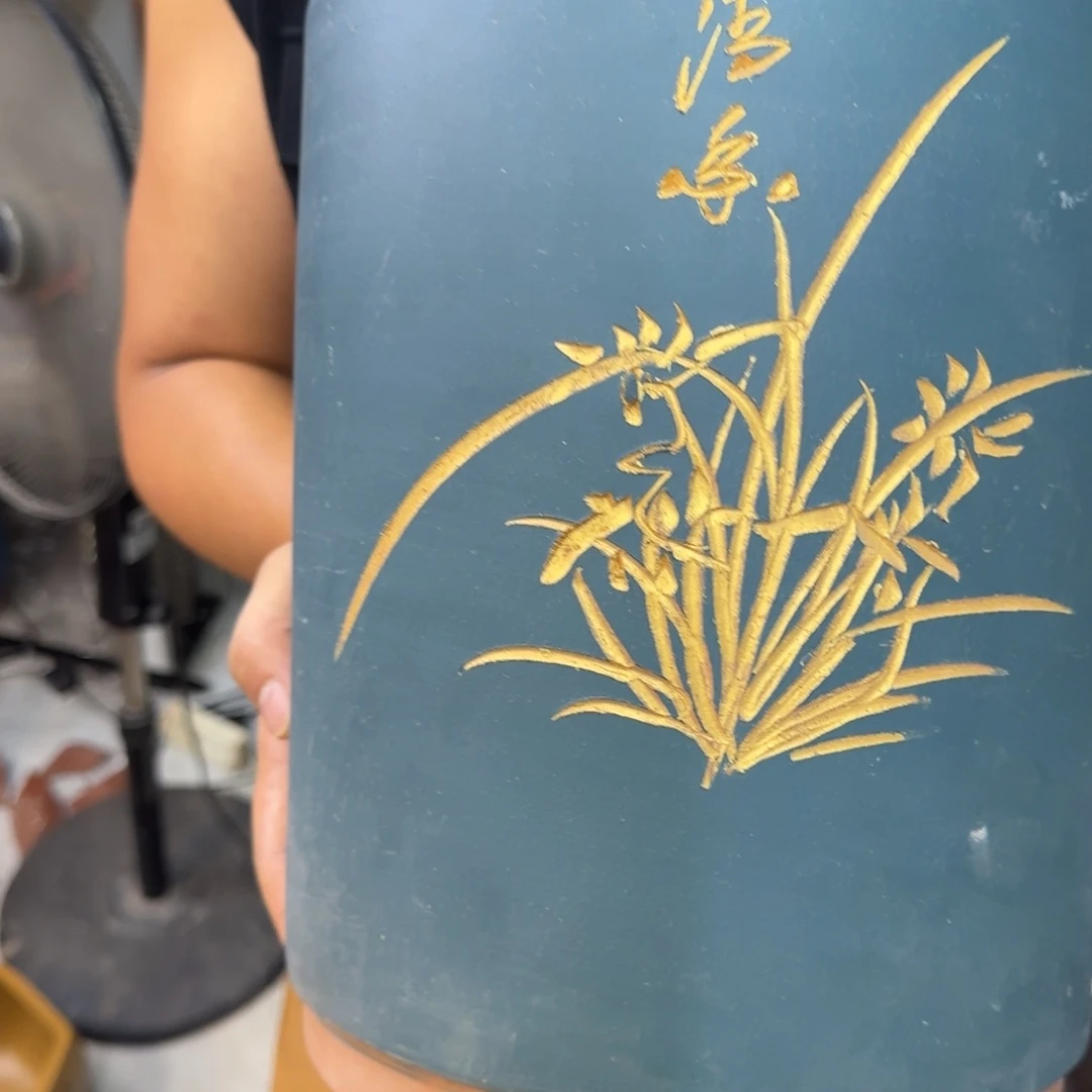 紫砂花盆口径17.22口径