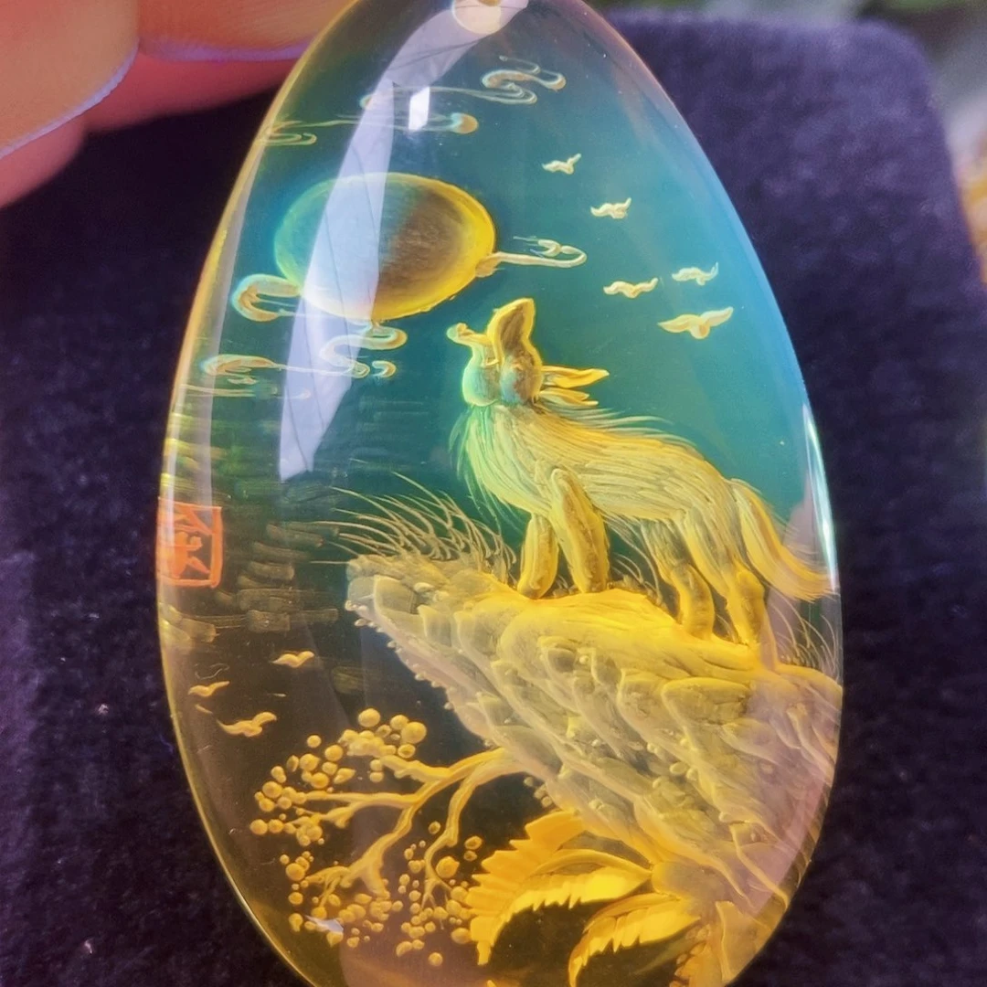 【闪购商品】金珀吊坠(不含链)未镶嵌