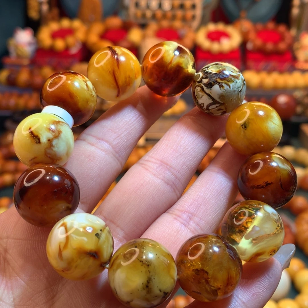 【闪购商品】蜜蜡手串未镶嵌蜜蜡手串