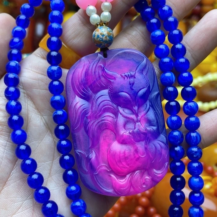 树脂制品72号九尾毛衣链