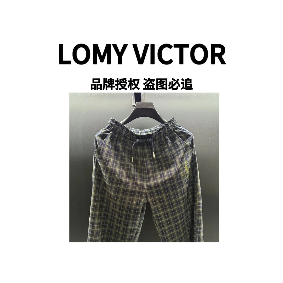 LOMY VICTOR-2025年新款时尚潮流速干松紧腰休闲长裤男NZN2622