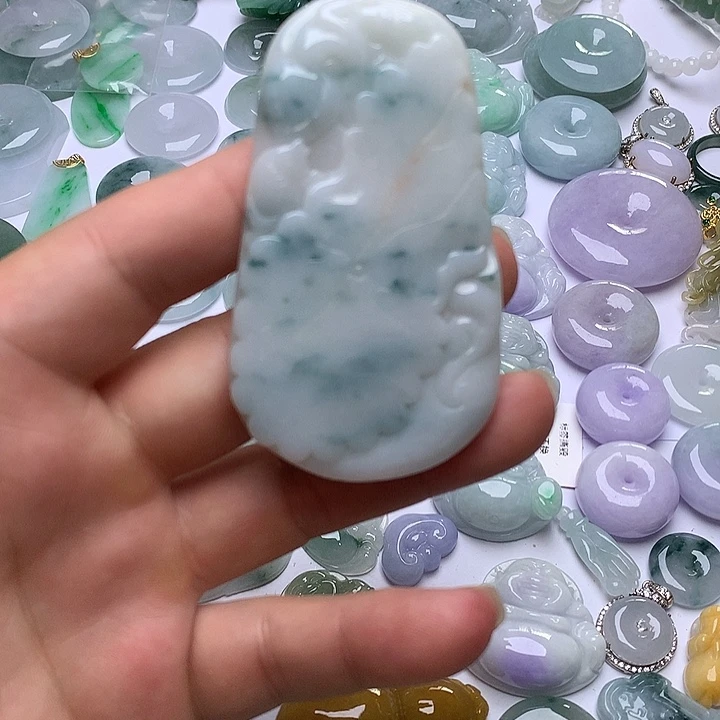 翡翠未镶嵌颈饰天然翡翠