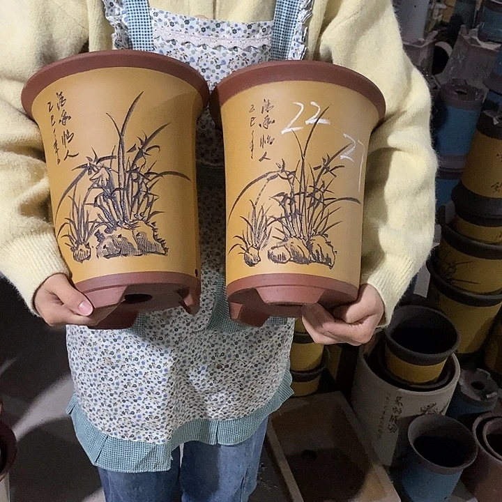 花盆紫砂紫砂花盆