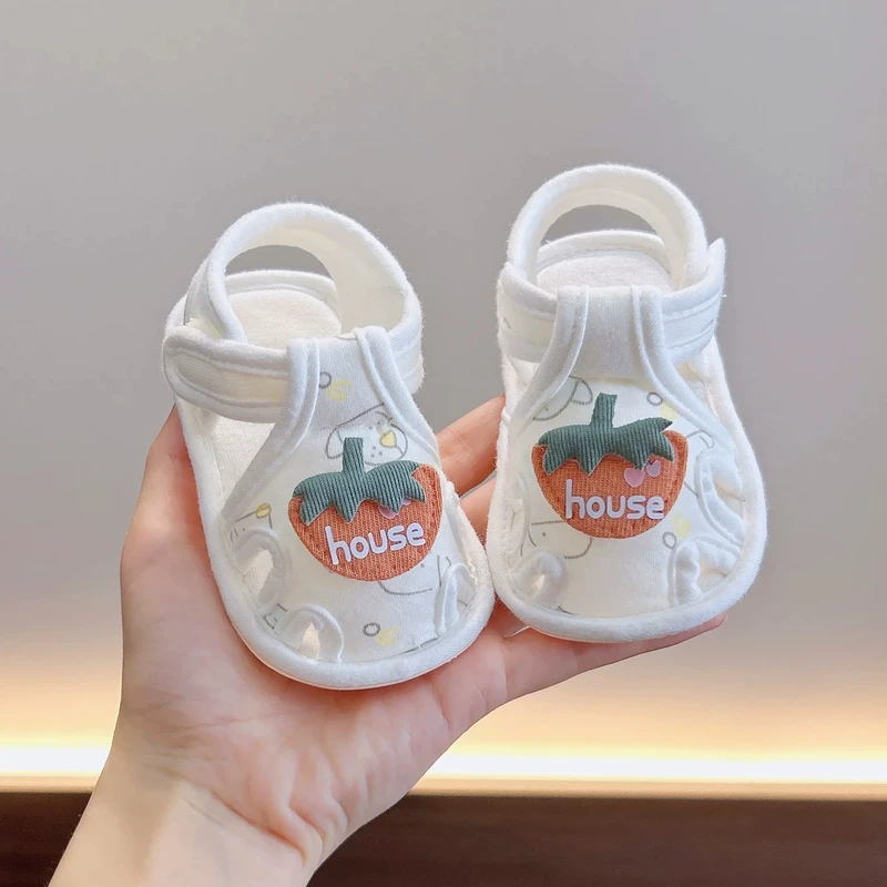 男女宝宝鞋夏季0-1岁不掉鞋婴儿凉鞋透气6-12个月软底步前鞋防滑