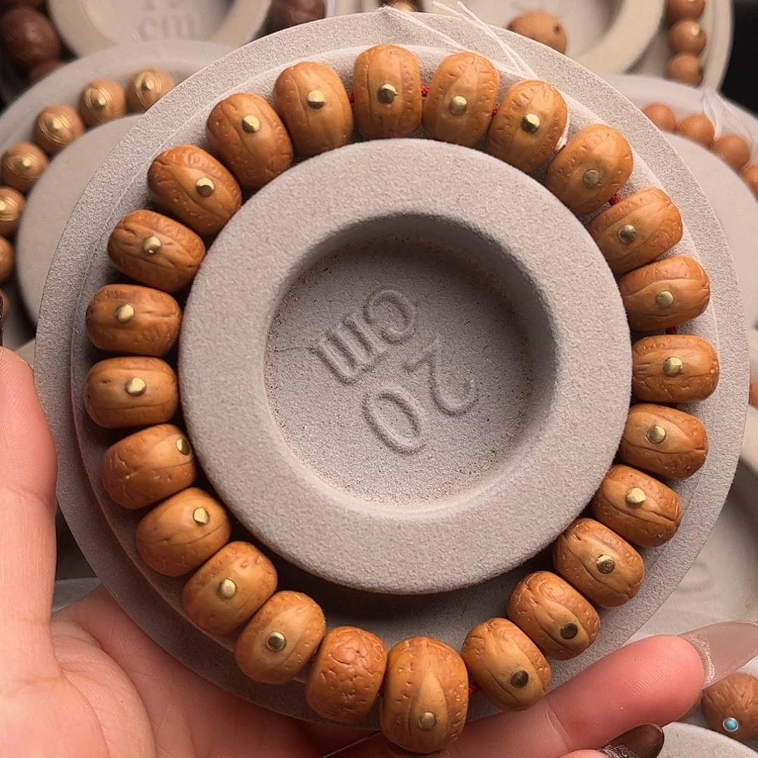 凤眼菩提手串13.5藏式镶嵌款