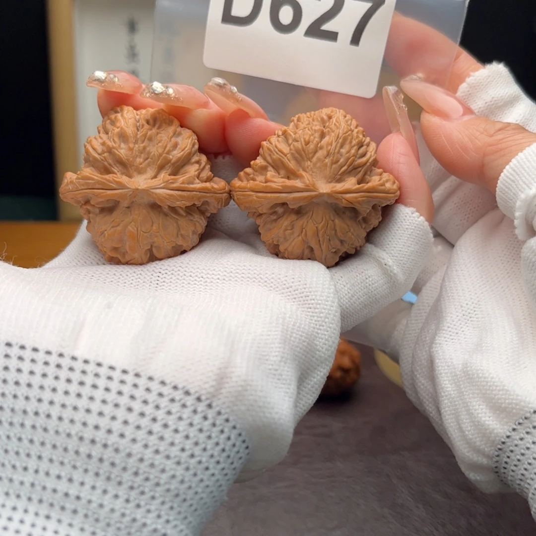 把件文玩核桃42白狮子d627